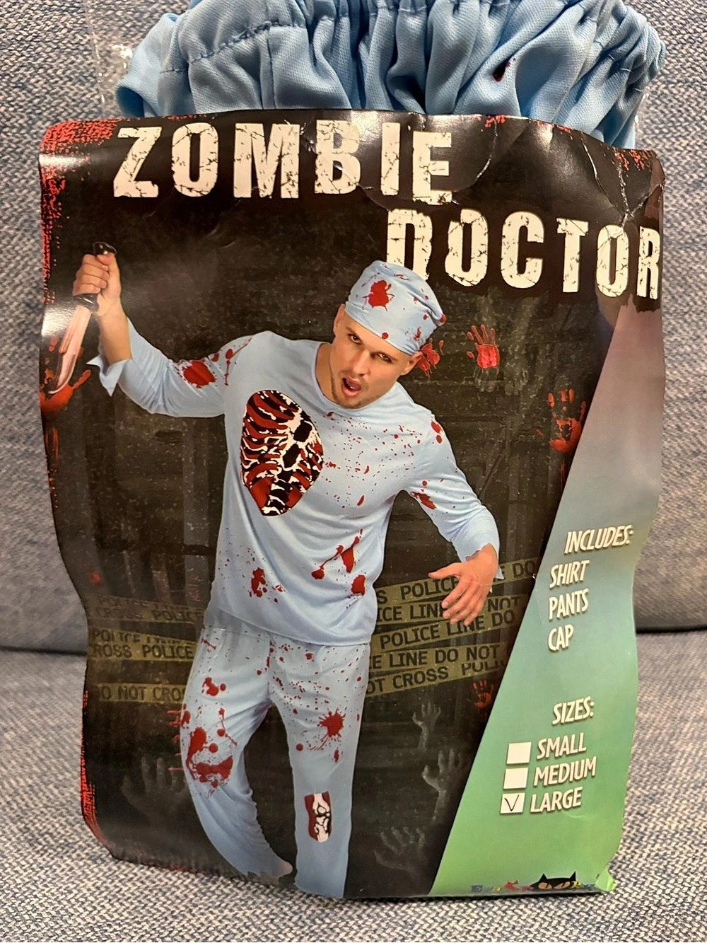 Zombie Doctor Blue